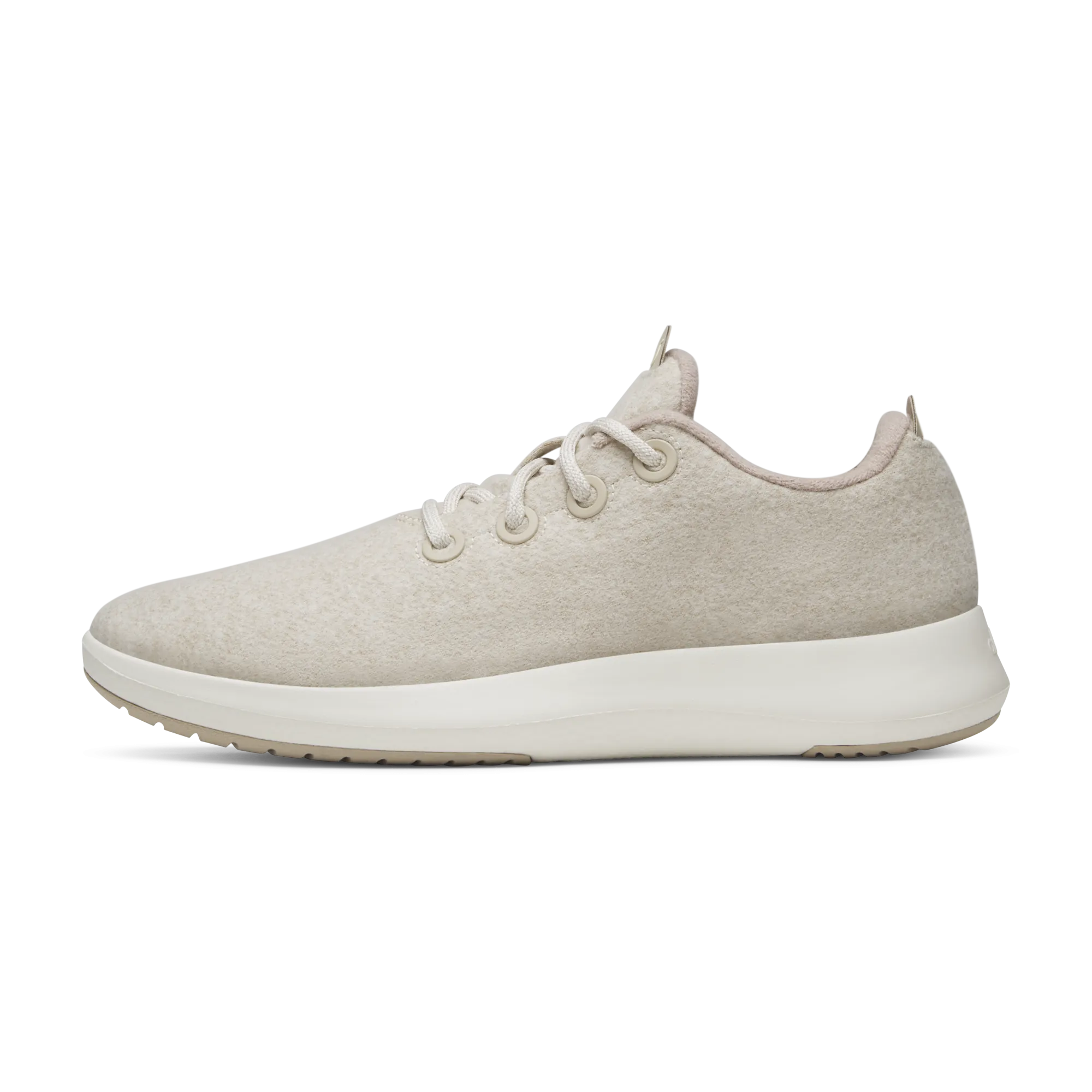 Men's Wool Runner Mizzles - Stony Cream (Natural White Sole)