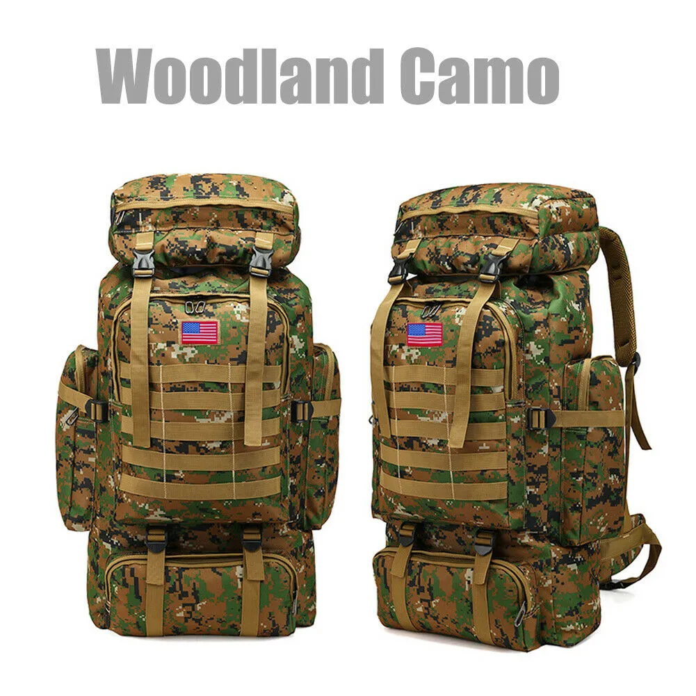 Military Outdoor Tactical Shoulder Backpack Camping Hiking Bag