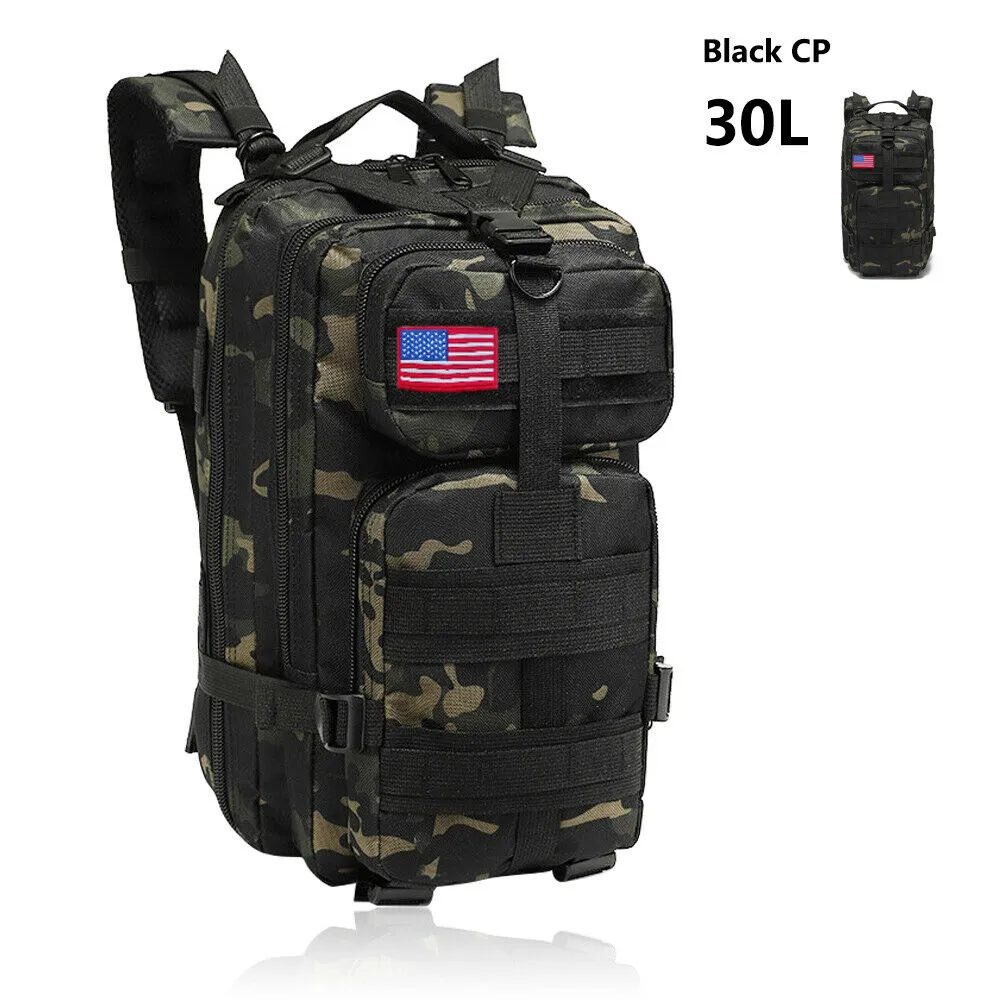 Military Outdoor Tactical Shoulder Backpack Camping Hiking Bag