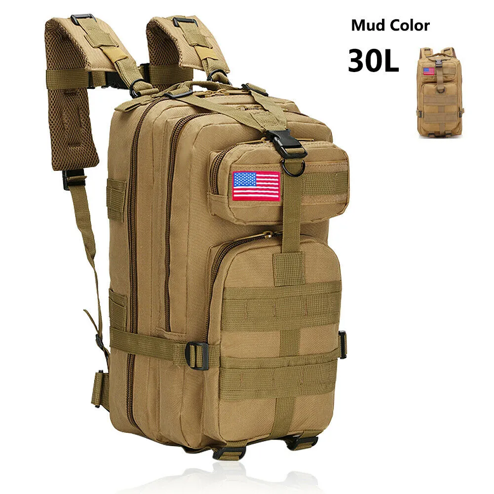 Military Outdoor Tactical Shoulder Backpack Camping Hiking Bag