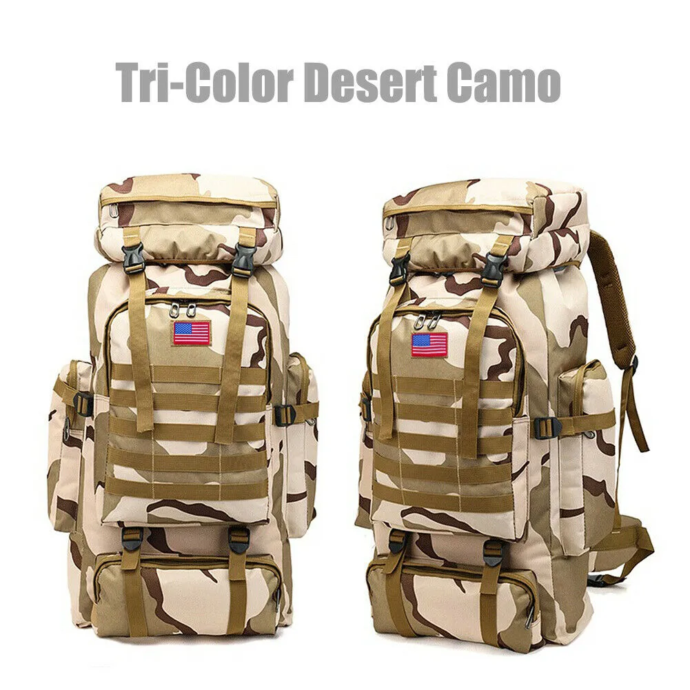 Military Outdoor Tactical Shoulder Backpack Camping Hiking Bag