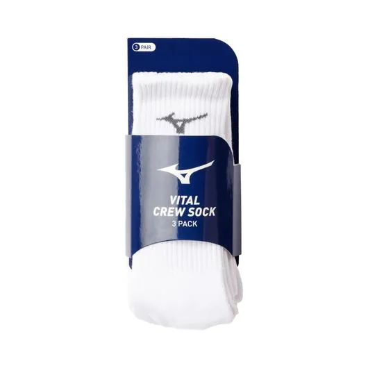 Mizuno Vital Crew Socks (3-Pack) Volleyball