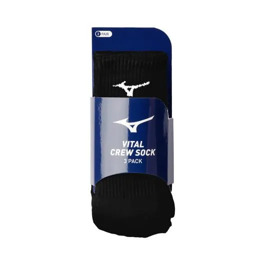 Mizuno Vital Crew Socks (3-Pack) Volleyball