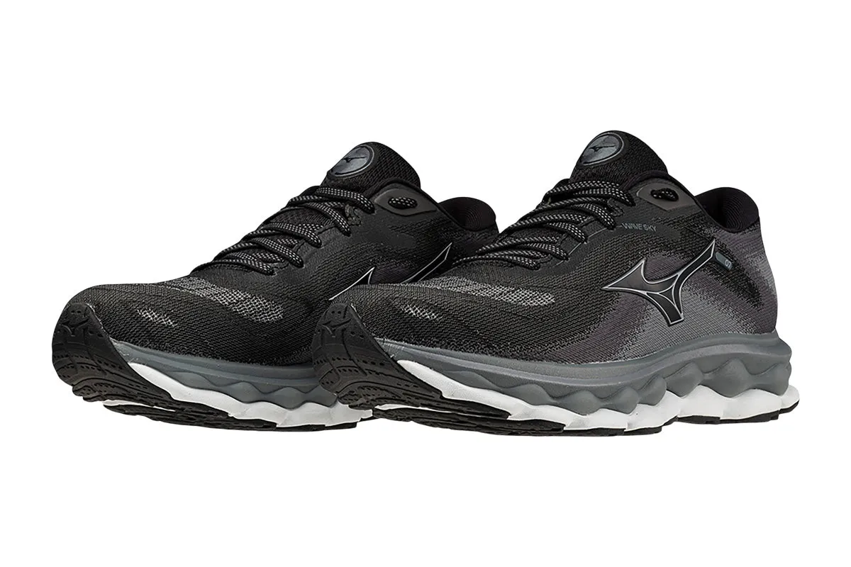 Mizuno Wave Sky 7 D Black/Silverstar/Stormy Weather Womens