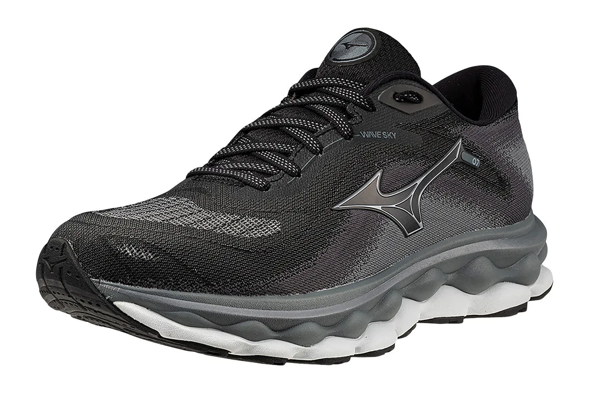 Mizuno Wave Sky 7 D Black/Silverstar/Stormy Weather Womens