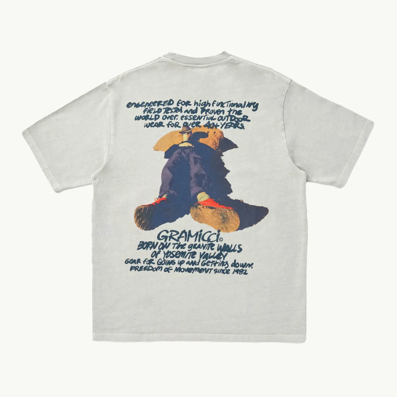 Napping Climber Tee - Pigment Slate