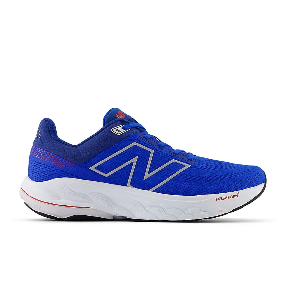 New Balance Fresh Foam X 860 v14 Wide (Mens) - Bue Oasis with White and True Red