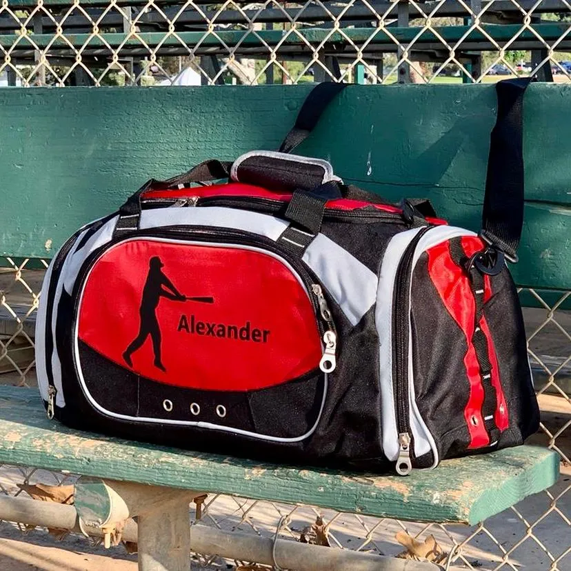 Personalized Deluxe Sports Duffel Bag for Kids and Adults - Volleyball