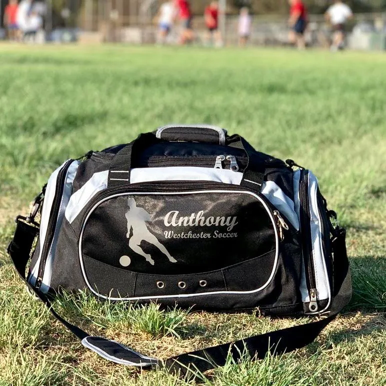 Personalized Deluxe Sports Duffel Bag for Kids and Adults - Volleyball