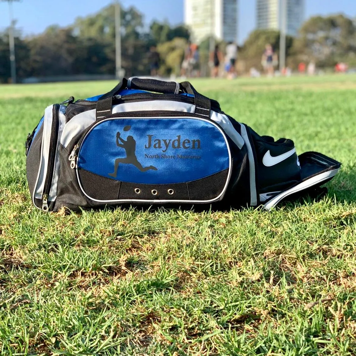 Personalized Deluxe Sports Duffel Bag for Kids and Adults - Volleyball