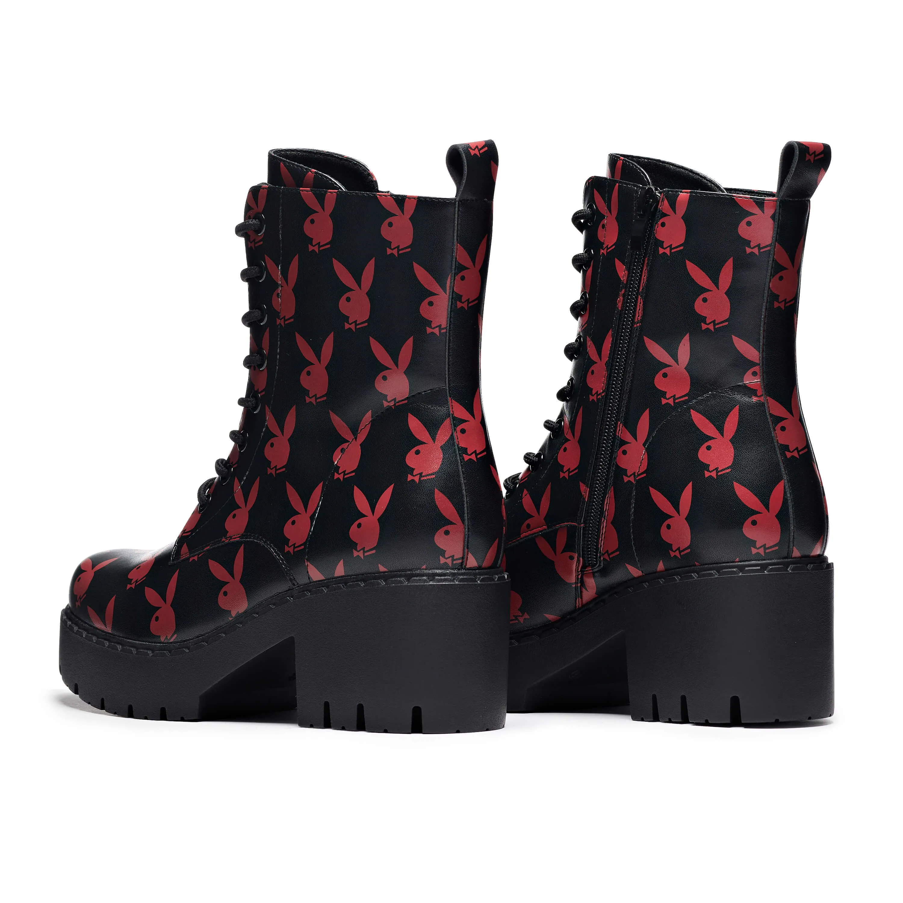 Playboy Reprise Red Switch Boots