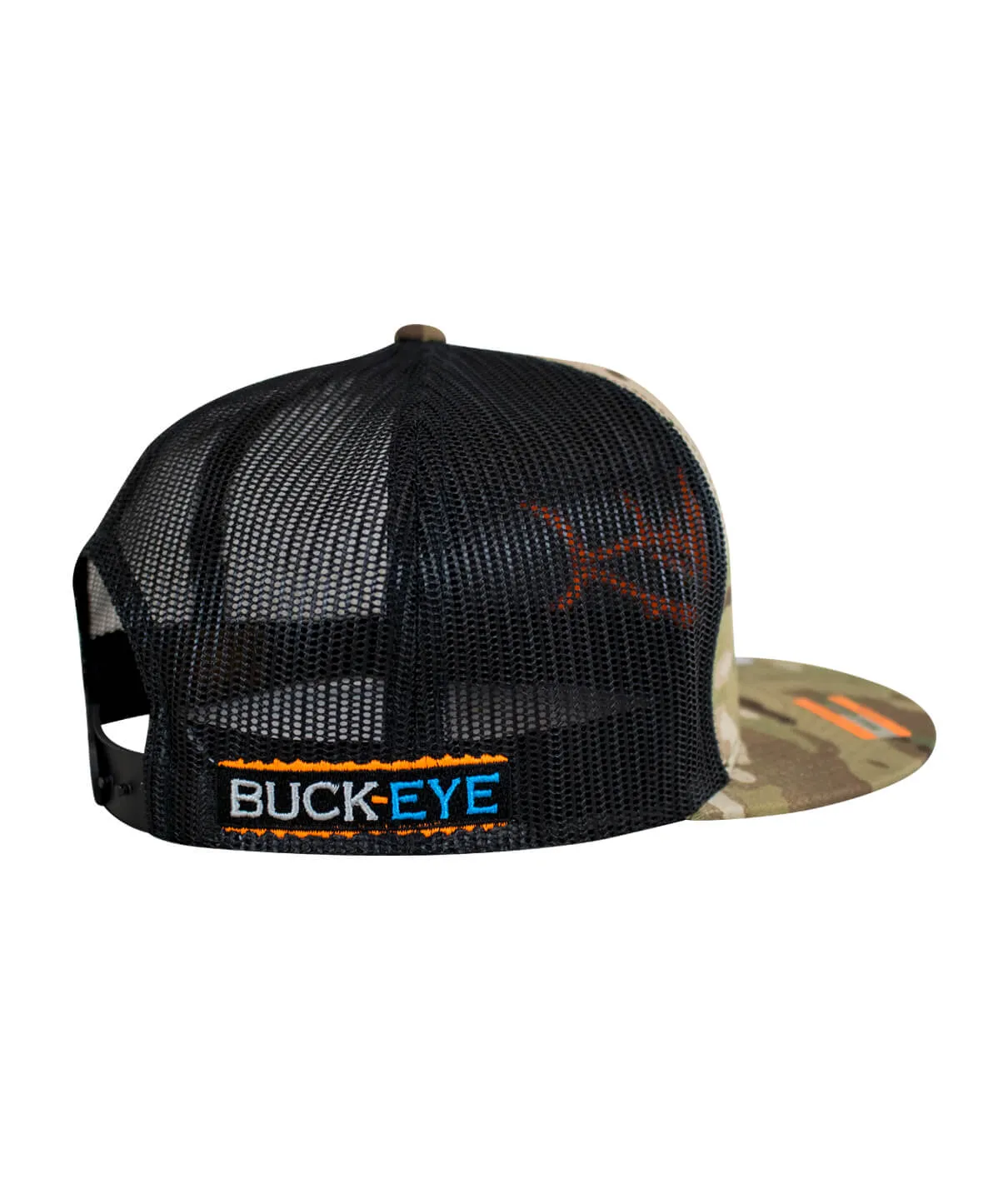 "Buck-Eye 3-D" Unisex Snapback Trucker Hat (Available In Evening Glow Thread)