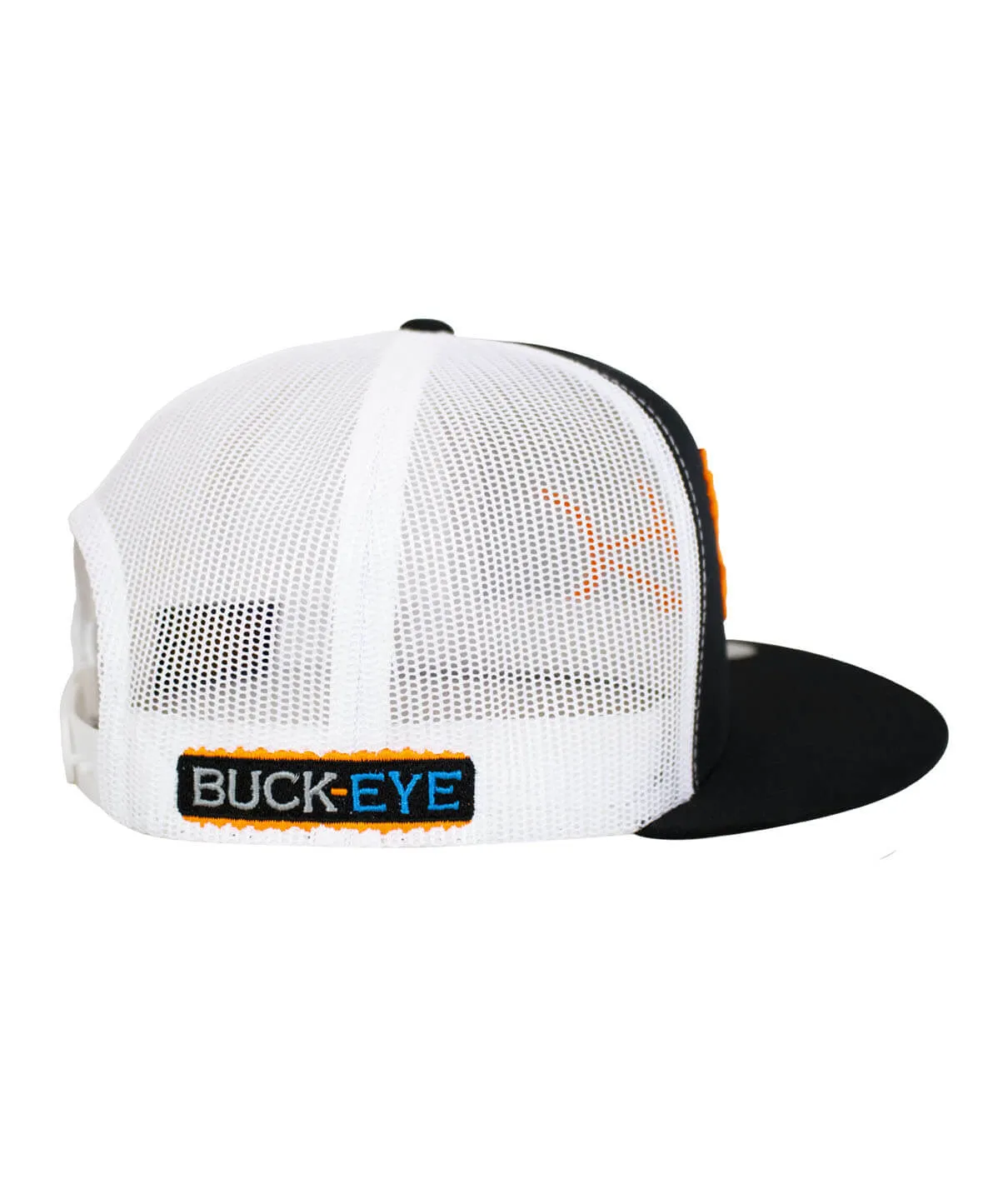 "Buck-Eye 3-D" Unisex Snapback Trucker Hat (Available In Evening Glow Thread)