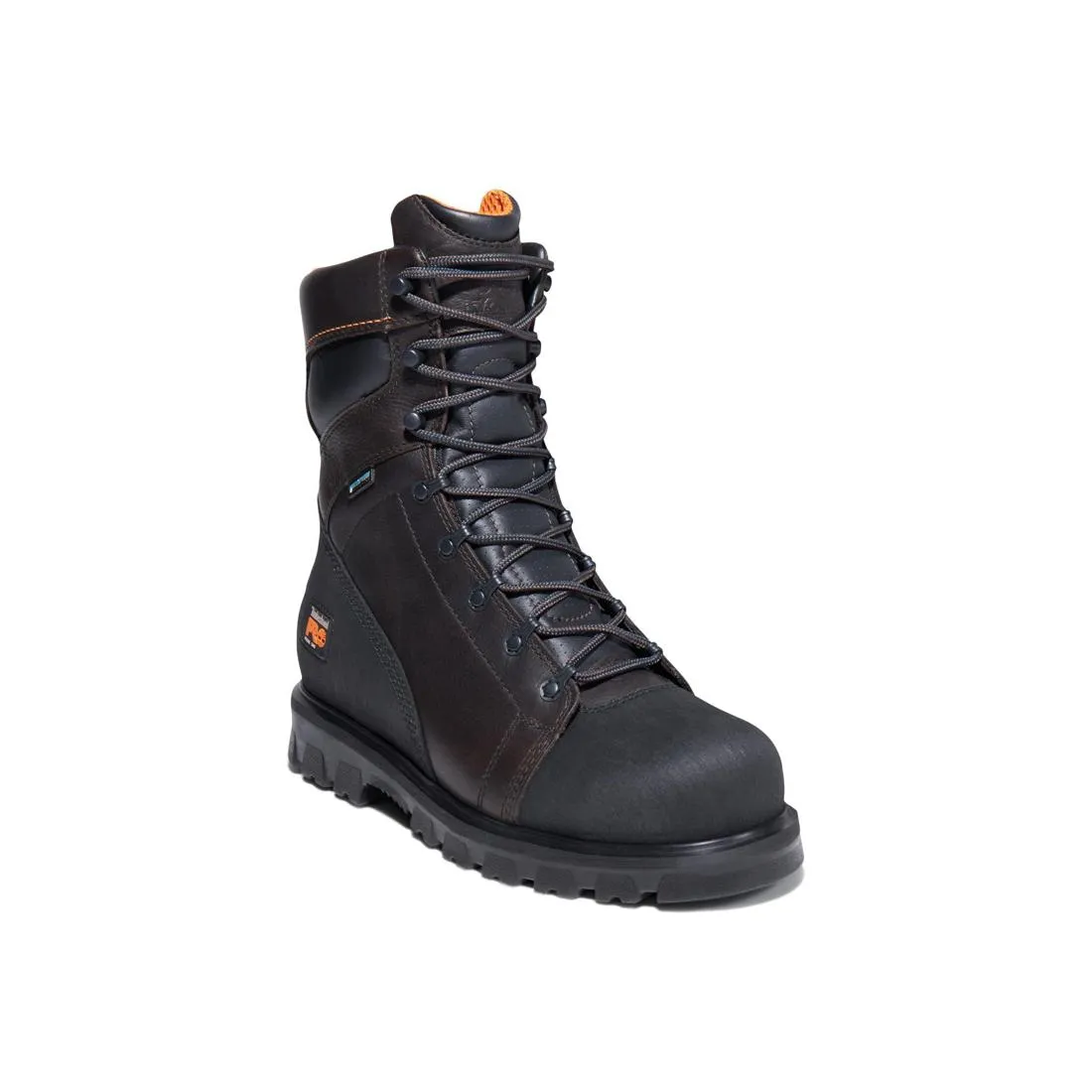 Rigmaster 8 Inch Steel-Toe Waterproof Work Boot Brown