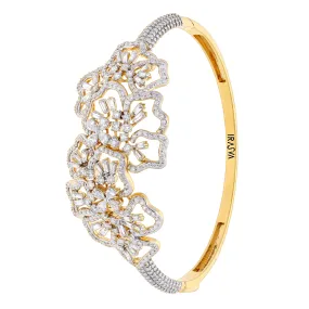 Scatter Waltz Floral Explosion Diamond Bangle