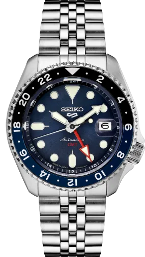 Seiko 5 Sports SKX Sports Style GMT Series Blue Dial #SSK003