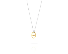 Small Kingston Charm Necklace | Two-Toned