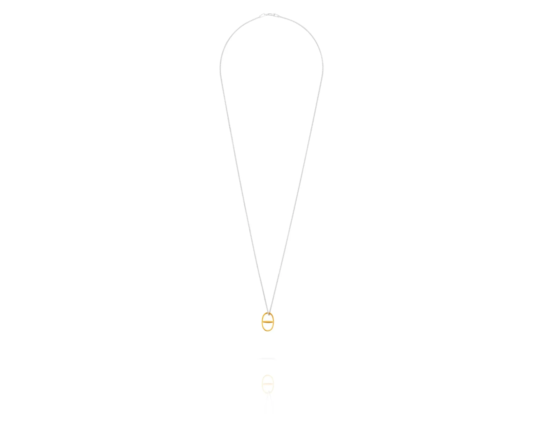 Small Kingston Charm Necklace | Two-Toned