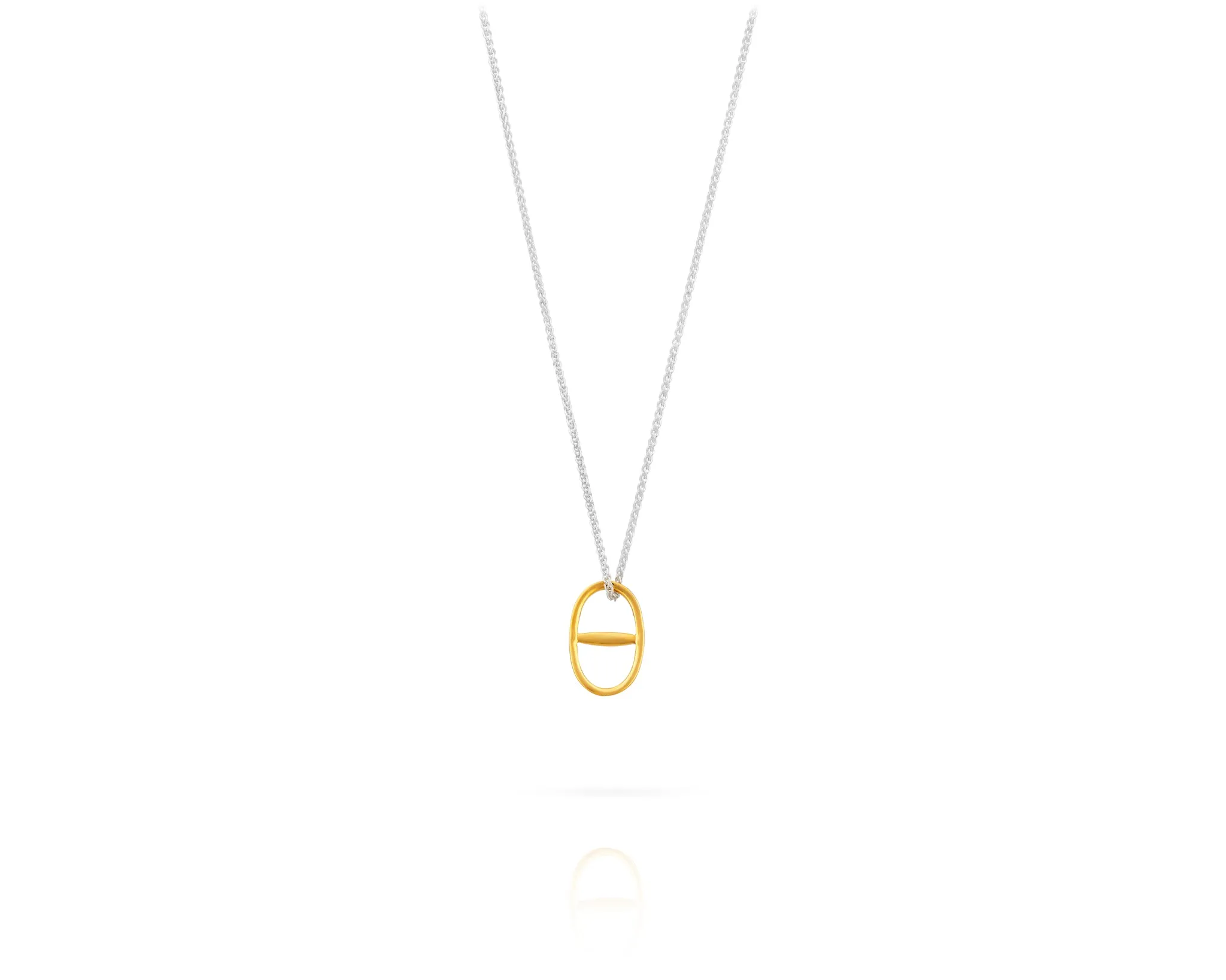 Small Kingston Charm Necklace | Two-Toned