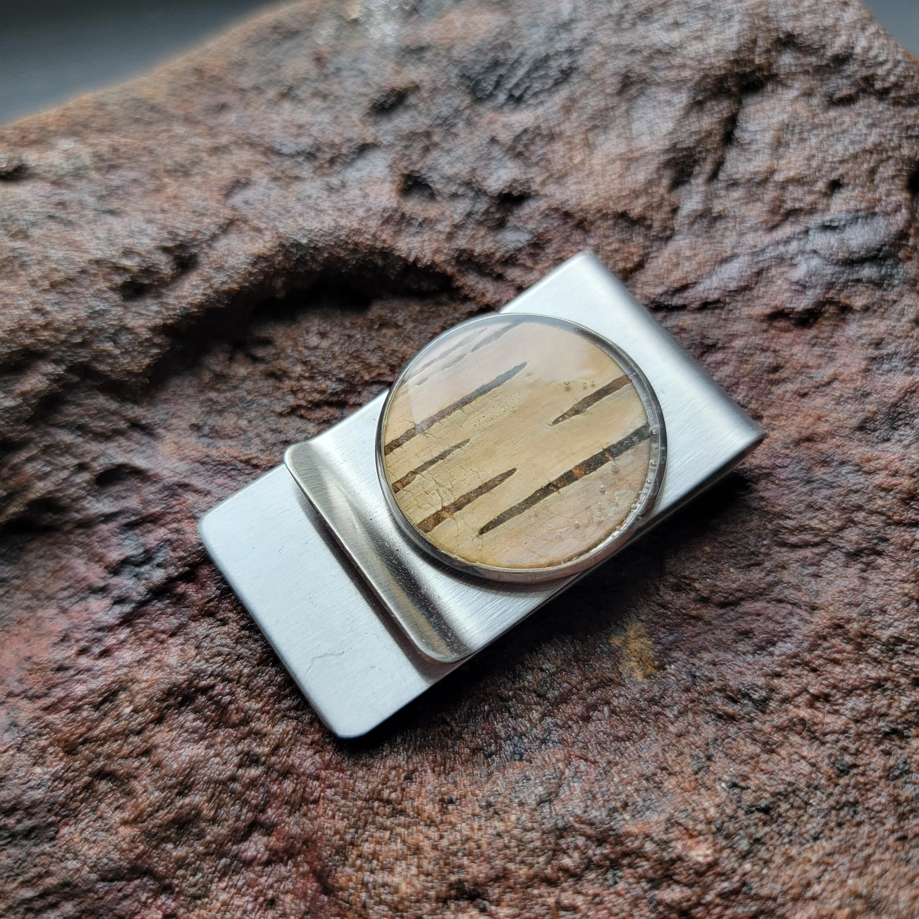 The James - Our Birch Money Clip