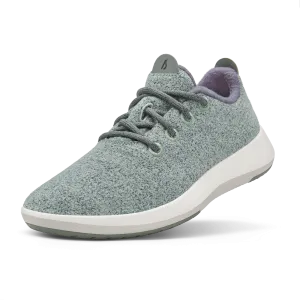 Women's Wool Runner Mizzles - Hazy Pine (Natural White Sole)