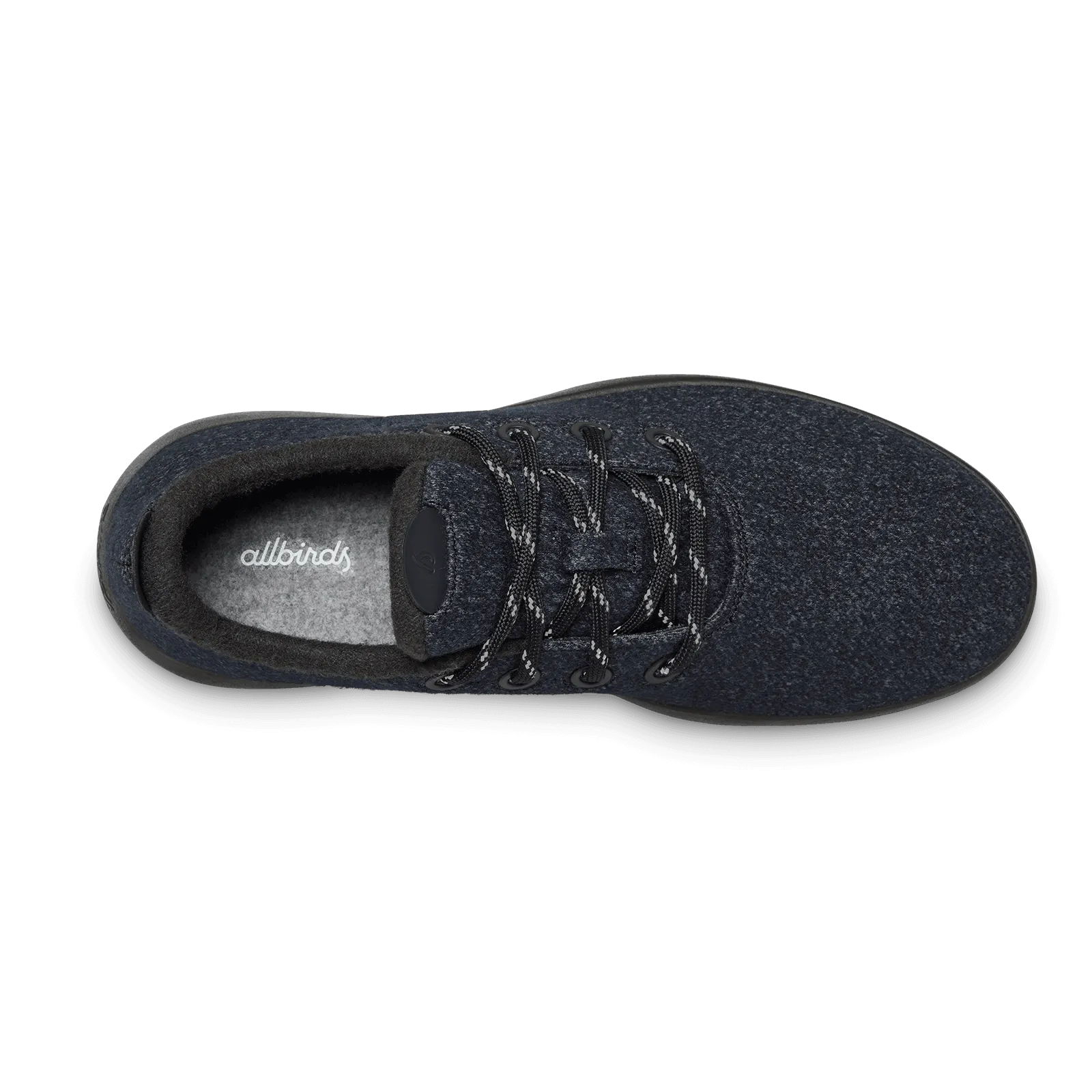 Women's Wool Runner Mizzles - Natural Black (Rugged Khaki Sole)