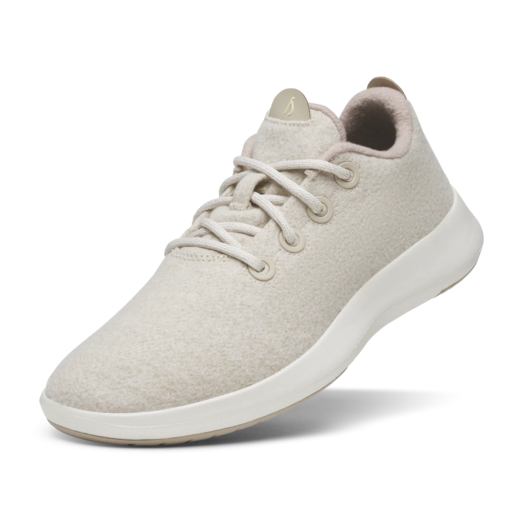 Women's Wool Runner Mizzles - Stony Cream (Natural White Sole)